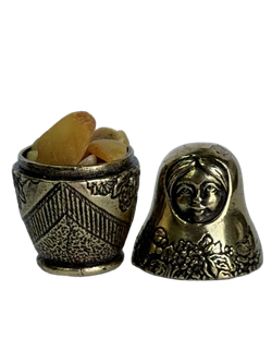 Янтарная матрёшка 369014