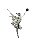 Балерина Брошь 369001
