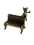 Скамейка Калининград с котом 369040